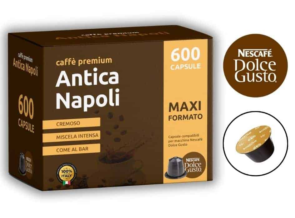 Capsule di caffè Antica Napoli per Nescafé Dolce Gusto.